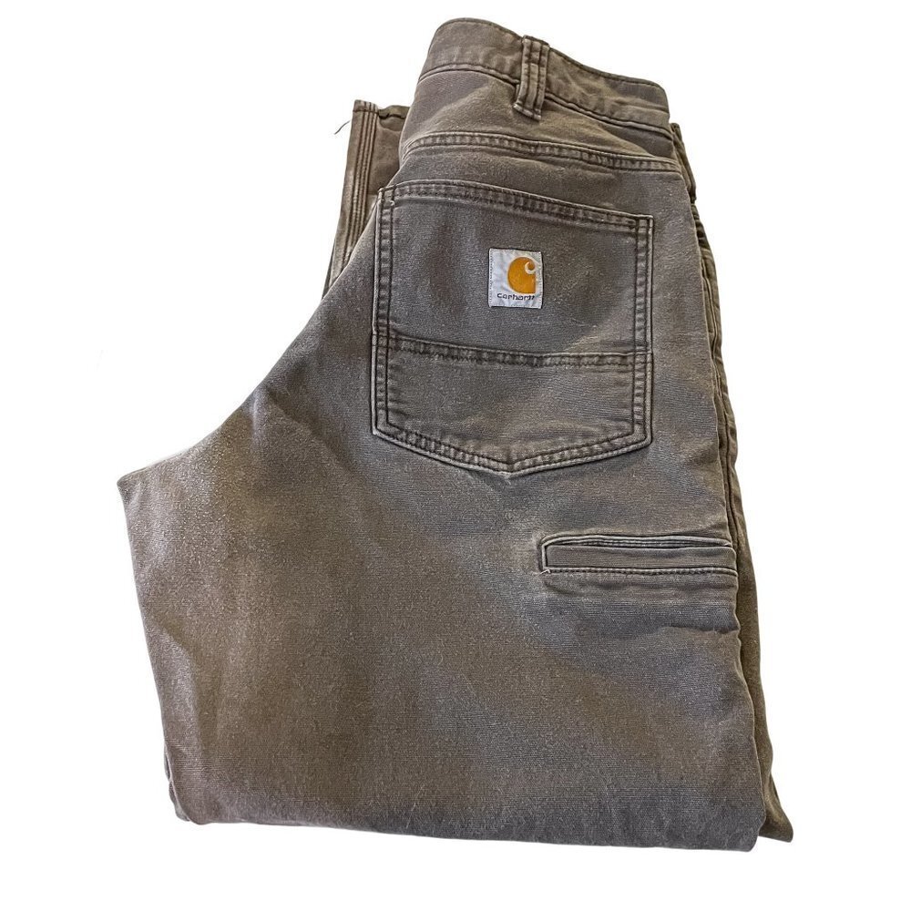 Carhartt Relaxed Fit Cargo Utility Work Pant Capri sz 33x30